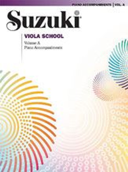 Suzuki Viola School Volume A Piano Accompaniment