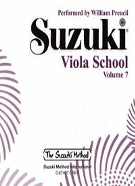 Suzuki Viola School Volume 7 CD Only