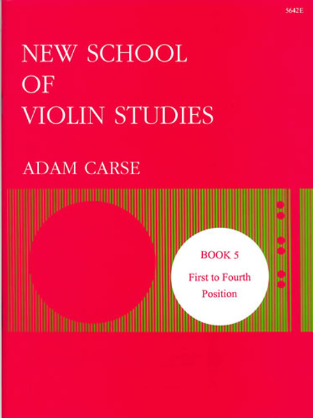 Carse, Adam: New School of Violin Studies Book 5