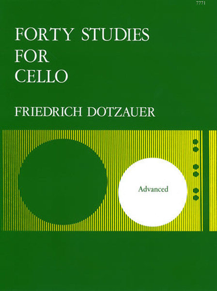 Forty Studies for Cello by Friedrich Dotzauer 
