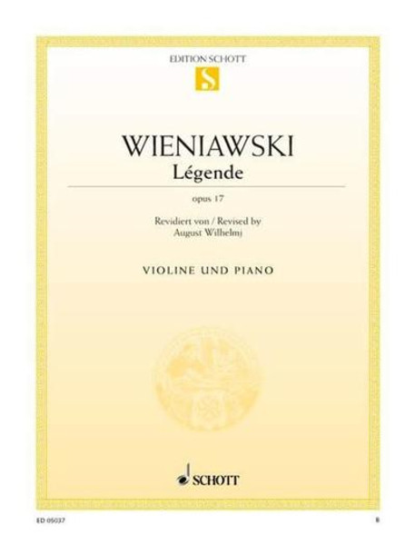 Wieniawski, Henri: Legende Op. 17 for Violin & Piano