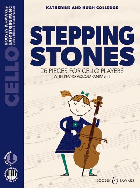 Colledge, Hugh & Katherine: Stepping Stones for Cello and Piano (Online Audio)