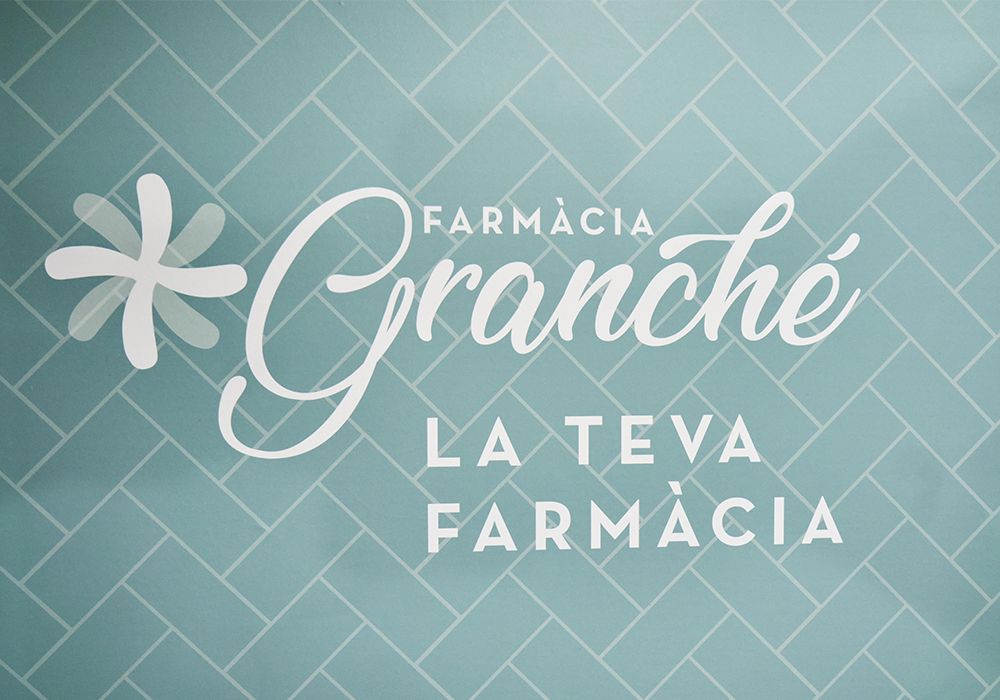 Cartel de la Farmacia Granché en Sant Boi de Llobregat