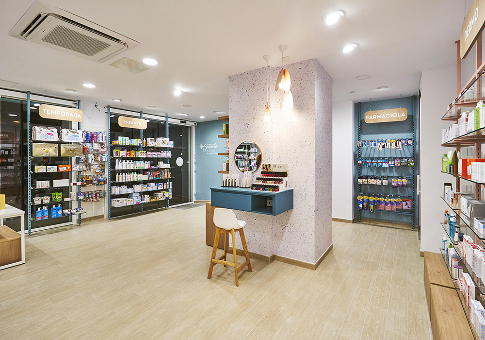 Imagen interior de la Farmacia Granché en Sant Boi de Llobregat