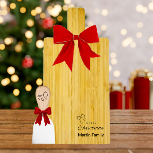 Holiday Cheese Board, personalized cheese board