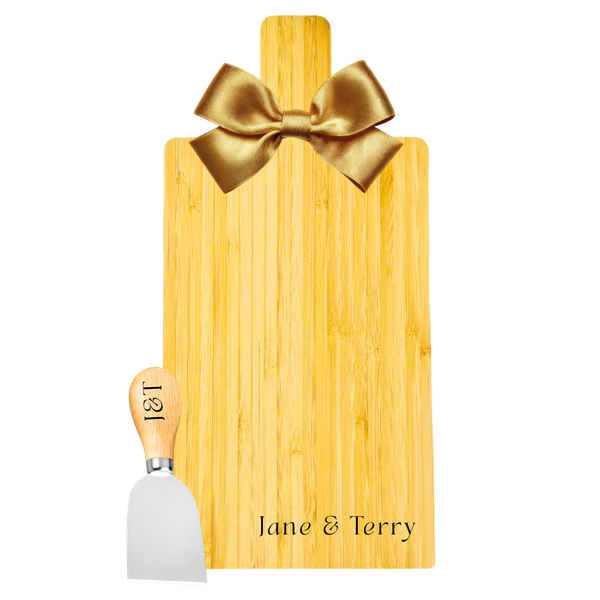 Personalized Cheese Board & Knife