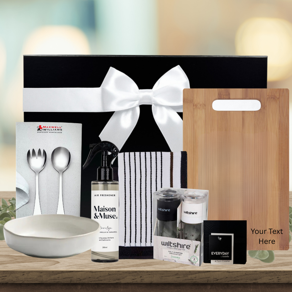 House warming hamper, settlement hamper, personalized hamper