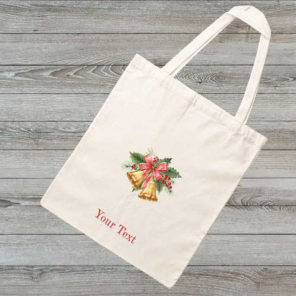 Personalized Christmas Tote Bag