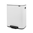 BO Pedal Bin 2 x 30L White