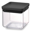 Stackable Square Canister 0.7L Dark Grey Lid