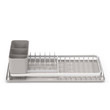 Compact Dish Drying Rack - Mid Grey