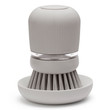 Soap Dispensing Dish Brush Mid Grey