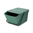 Sort & Go Stackable Waste Bin 20L - Fir Green