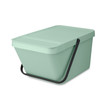 Sort & Go Stackable Waste Bin 20L - Jade Green