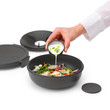 Make & Take Salad Bowl 1.3L Dark Grey