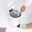 newICON Pedal Bin, Recycle 2x2L White