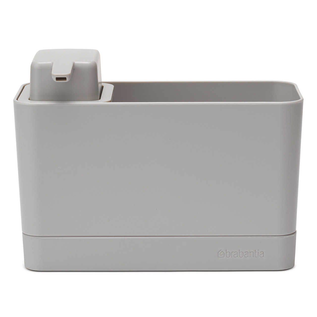 Sink Organiser Set, Sink Organiser and Soap Dispenser Mid Grey