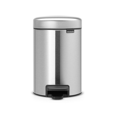 Pedal Bin newICON 3L FPP Matte Steel Pedal Bin newICON 3L FPP Matte Steel