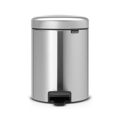 Pedal Bin newICON 5L FPP Matte Steel Pedal Bin newICON 5L FPP Matte Steel