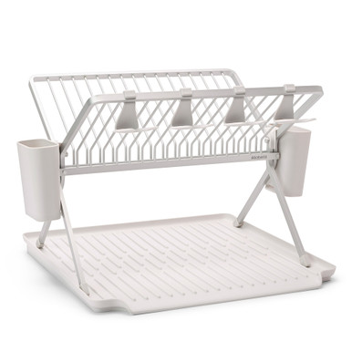 Foldable Dish Drying Rack Large Light Grey Brabantia Australia