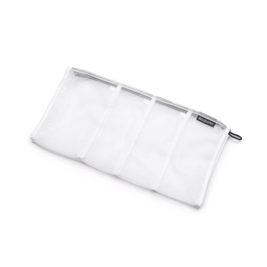 Sock Wash Bag - White w/ Grey Zipper - Brabantia Australia