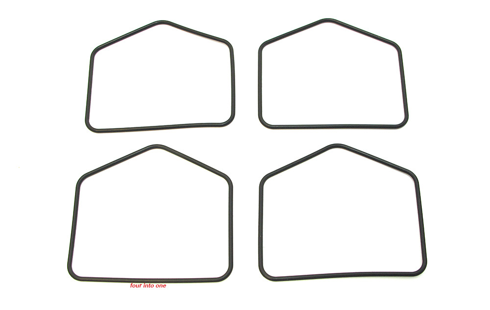 Shaped ORing Float Bowl Gaskets 4 Pack Honda CB350F CB400F