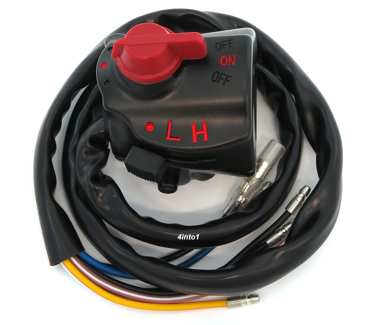 Emgo Right-Side Handlebar Switch Assembly W/Built-In Throttle Housing - 46-68843 For 1974 Honda CB550K And 1973-1974 Honda CB750K Motorcycles - Dennis Kirk - Foto 7