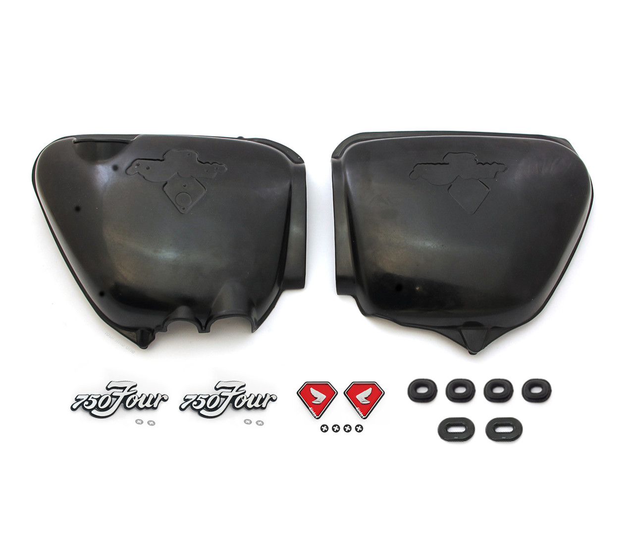 Honda CB750F CB750K Side Cover Grommet Set – Includes 4x 17247-303-000 & 2x 83551-300-000 (Made In Japan)
