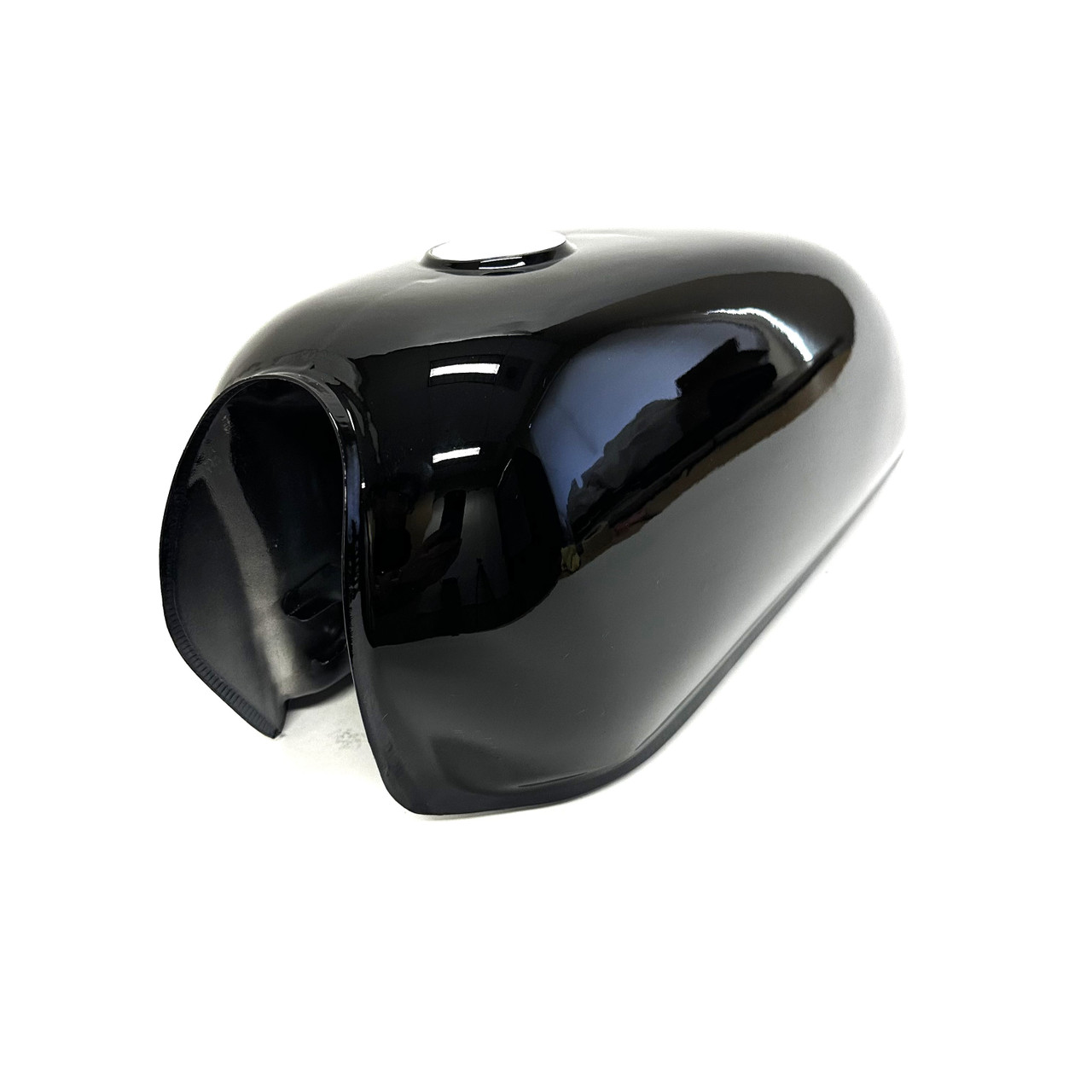 The Peanut Classic Style Gas Tank - Black (BLEMISHED)