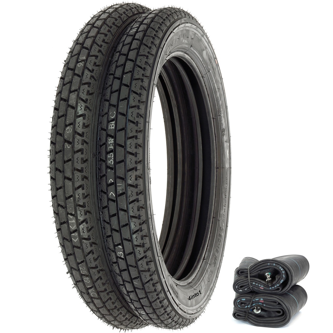 Metzeler Block C Tire Set - Yamaha RD400 XS400