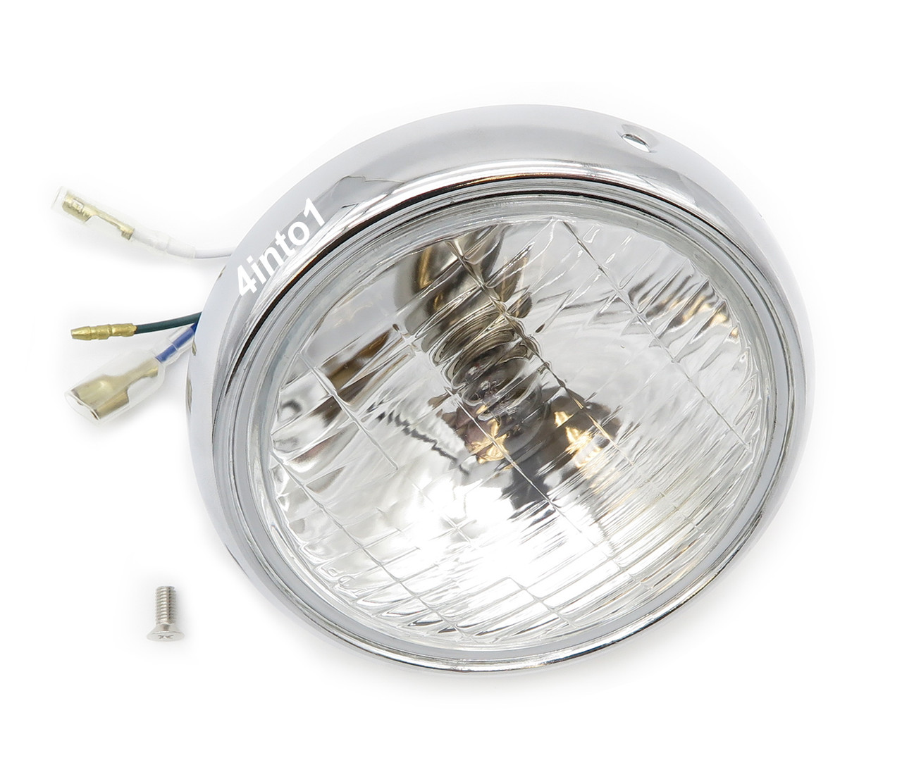 6V Headlight w/ Rim - Honda CL/CT/SL/XL70 XL75 XL80S