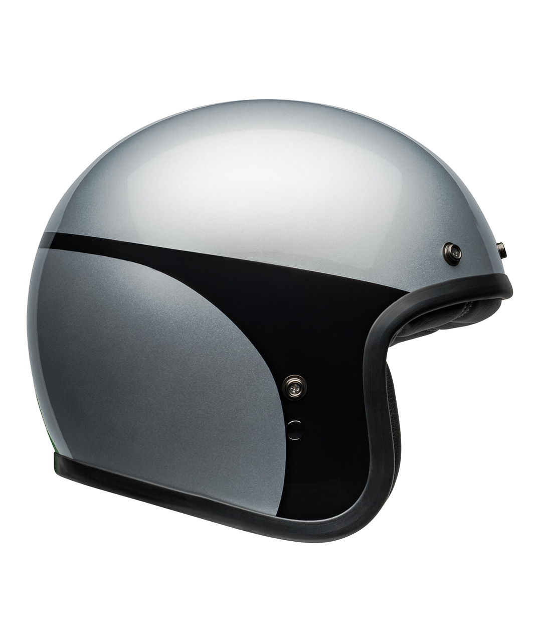 Bell Custom 500 Chassis Gloss Silver/Black - Small (CLOSEOUT)