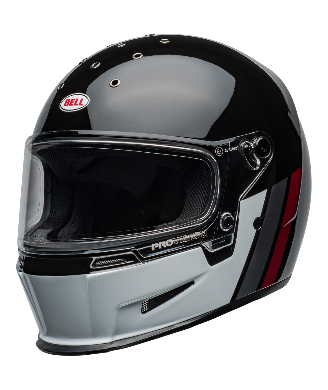 Bell Eliminator GT Gloss Black/White - Medium (CLOSEOUT)