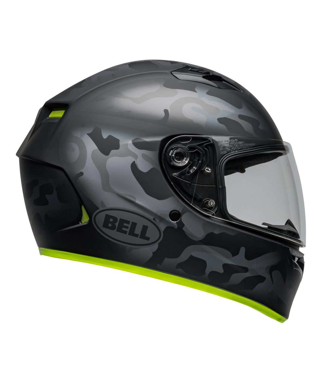 Bell Qualifier Stealth Matte Hi Viz/Camo Small (CLOSEOUT)