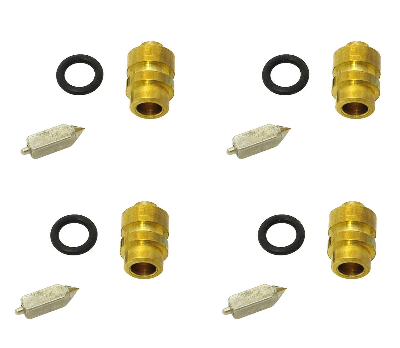 4 Pack Replica Keihin Float Needle Valve Assembly - 16011-329-004