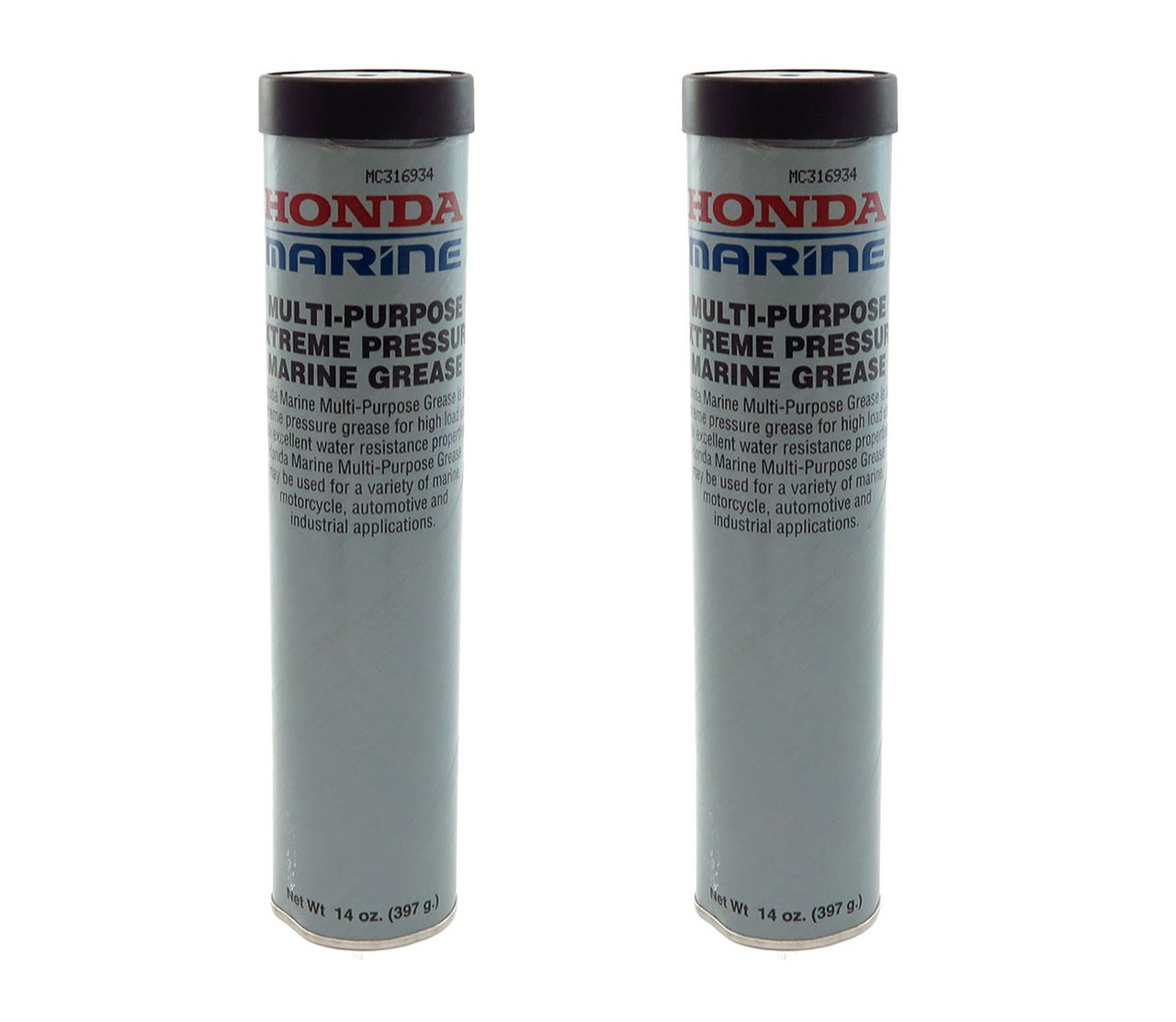 2 Pack Genuine Honda Marine Extreme Pressure Multi-Purpose Grease 2 Pack Genuine Honda Marine Extreme Pressure Multi-Purpose Grease