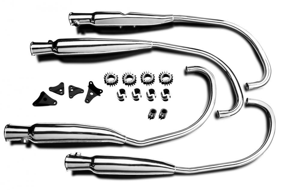 Delkevic 4into4 Stainless Steel Exhaust - OEM Replica - Honda