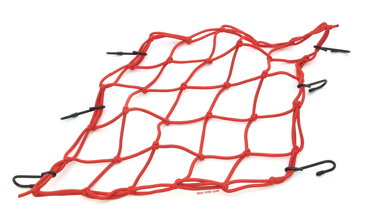 Motorcycle Cargo Net Red