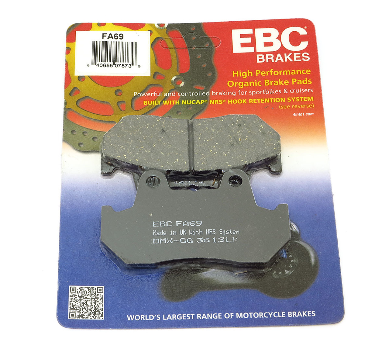 Details about / EBC Organic Front Brake Pads For Honda 1996 RVF750 RR-RS RC45