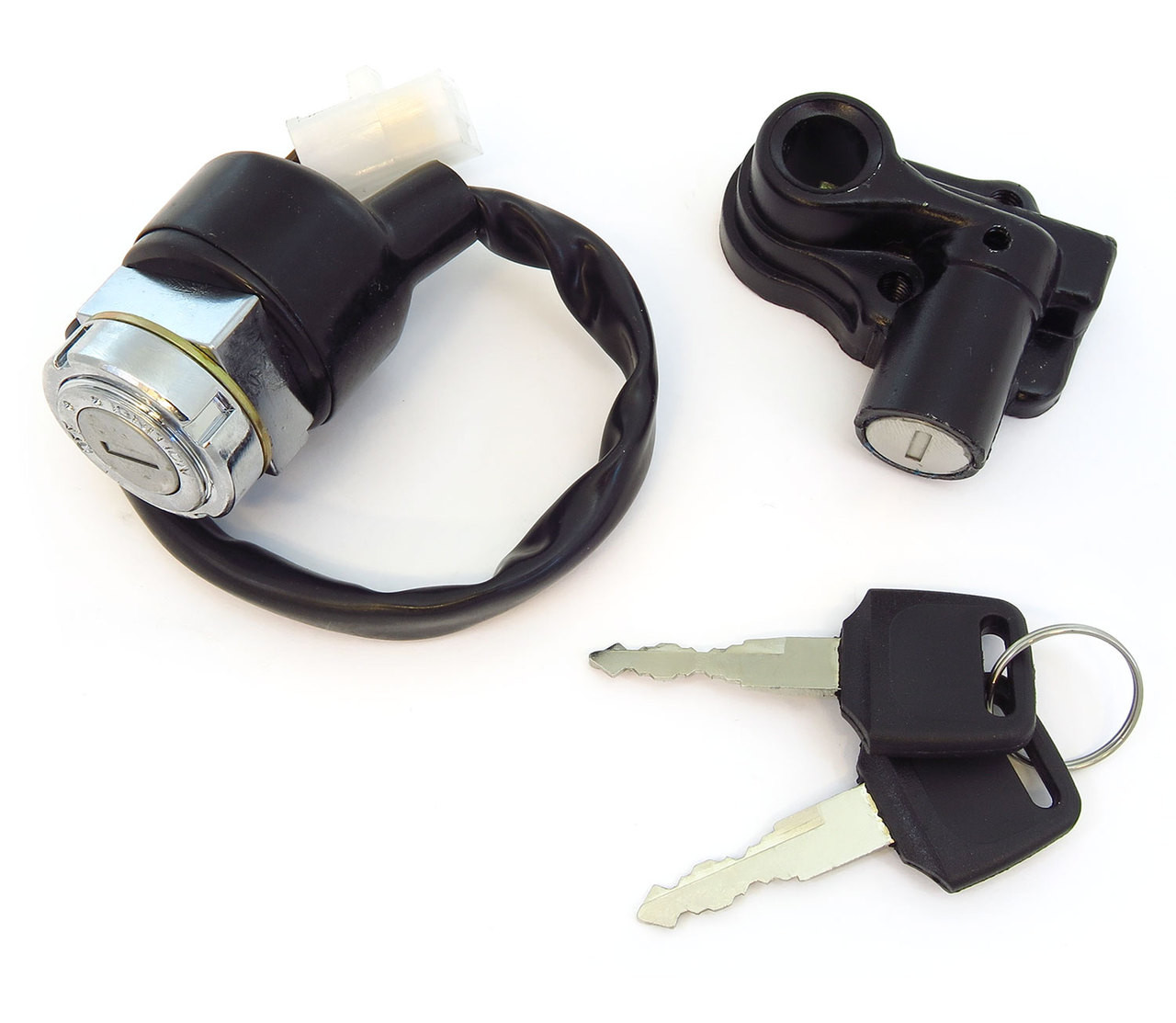 Square Plug Ignition Switch & Seat Lock Set - CB200/350F/360/500K