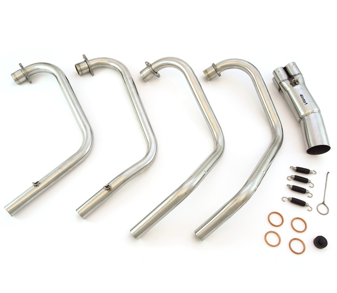 Delkevic 4into1 Stainless Steel Headers - Honda CB500 CB550