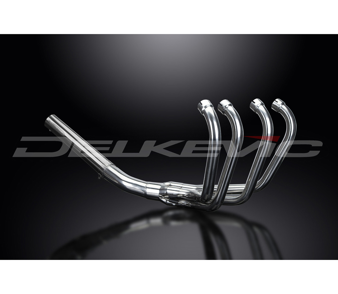Delkevic 4into1 Stainless Steel Exhaust - Straight Muffler - Honda