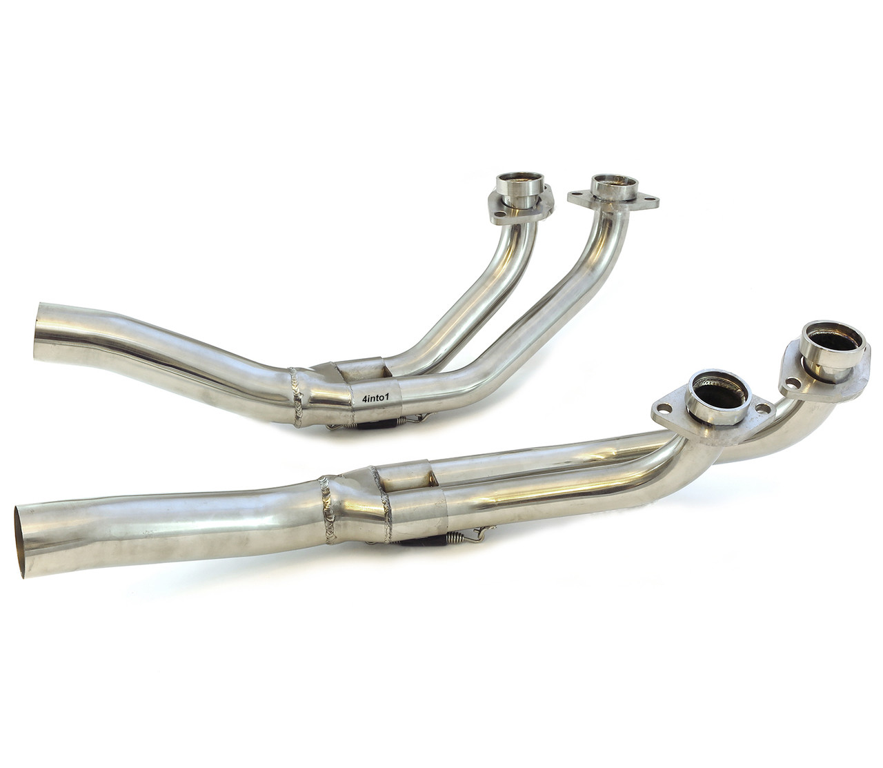 Delkevic 4into2 Stainless Steel Headers - Honda GL1000/1100 Gold Wing