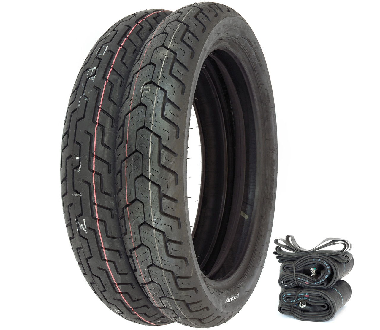 Dunlop D404 Tire Set - Honda CB650 CB750A 77-78 CB750K 80-82