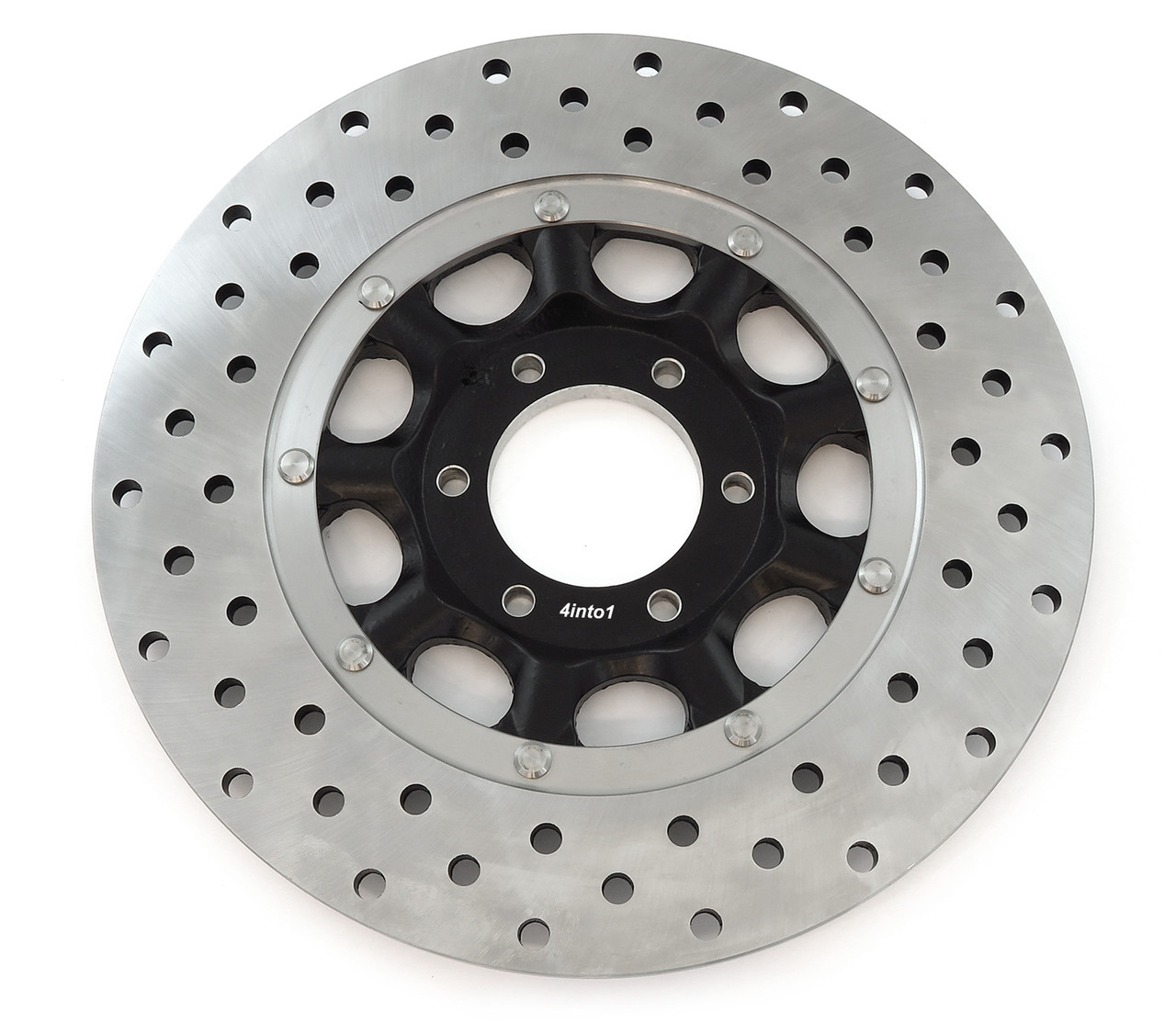 Stainless Steel Drilled Brake Rotor - Honda CB450K 72-74 CB500/550