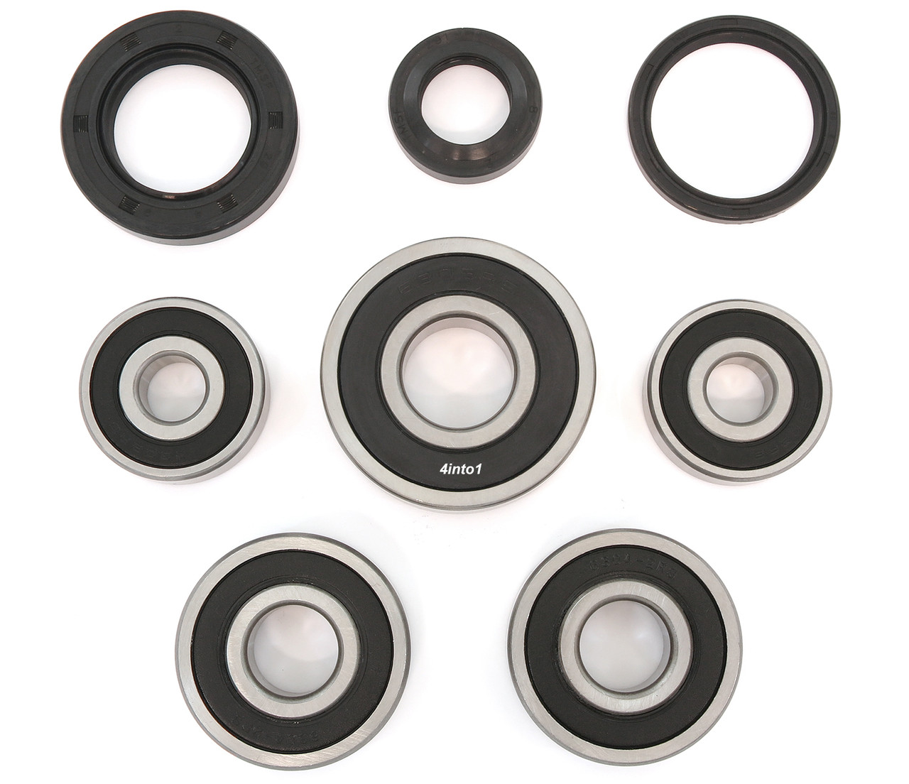 Rising Sun Complete Front & Rear Wheel Bearing & Seal Kit - Honda