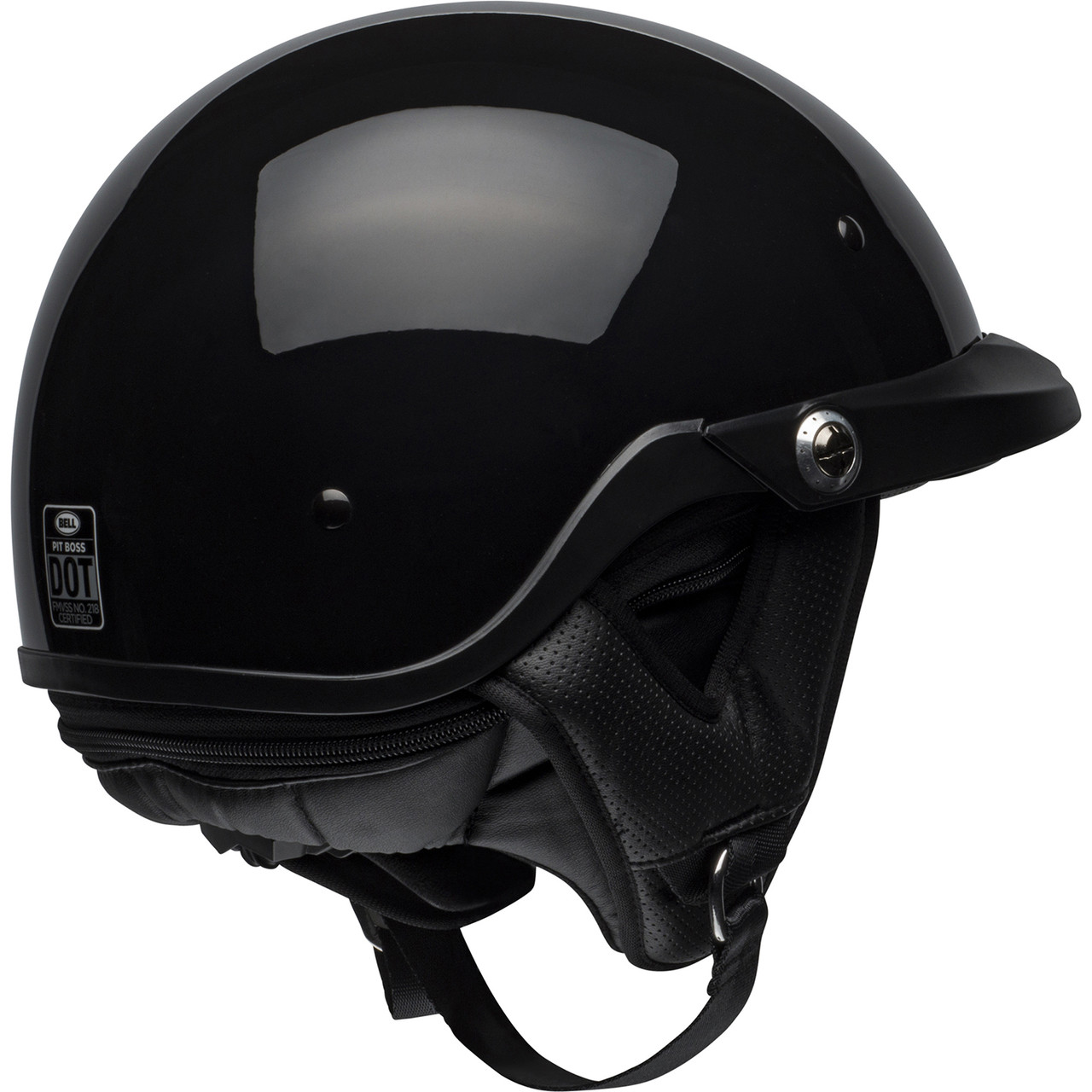 Bell Pit Boss Helmet - Solid Gloss Black