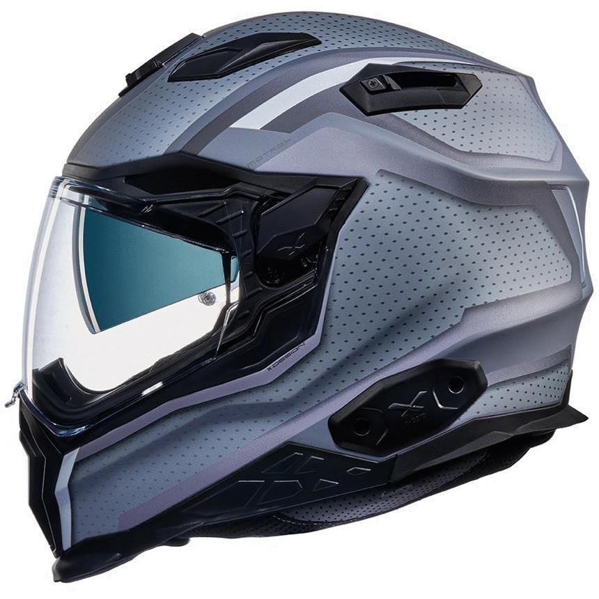 Nexx XWST 2 Helmet - Motrox Titanium / Black / Grey