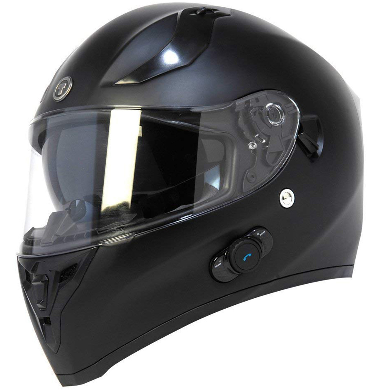 Torc T15B Bluetooth Motorcycle Helmet Flat Black