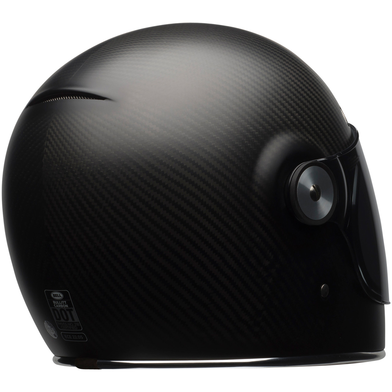 グロスブラックBELL BULLITT バブルシールド Bell Bullitt Carbon Helmet w/Clear Bubble Shield - Matte Carbon